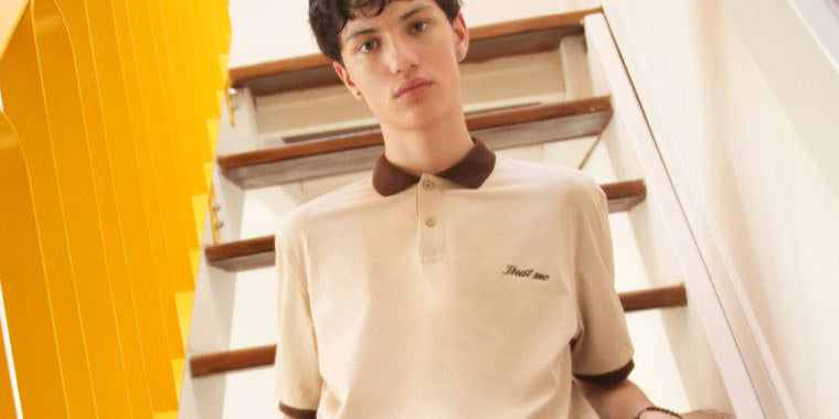 Camisetas tipo polo hombre