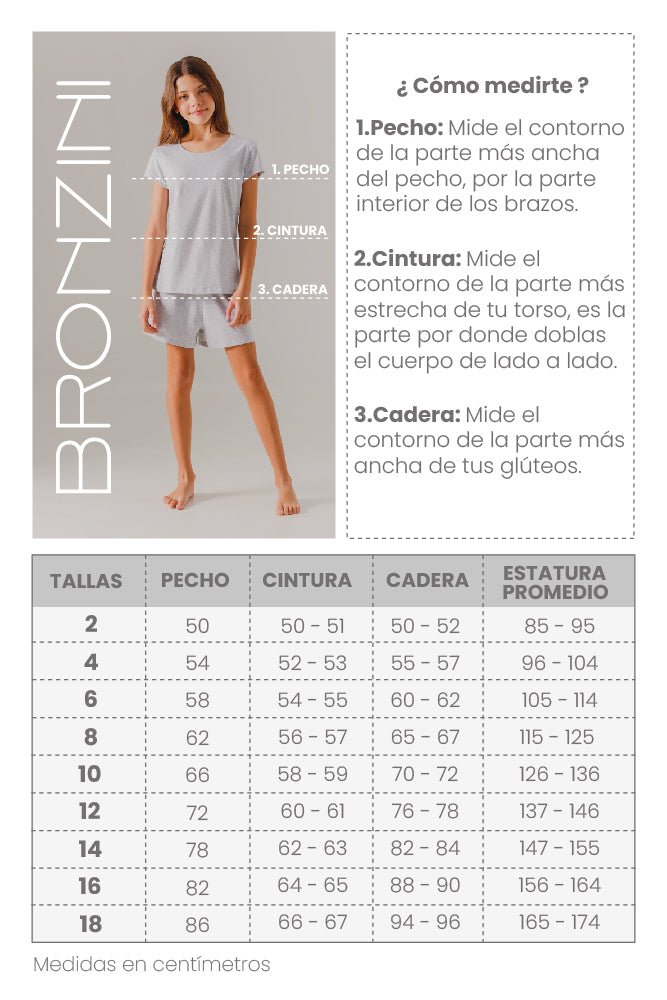 Tabla de tallas