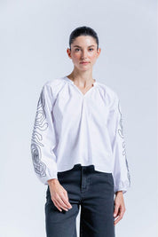 Blusa Acordonada Amplia ARKITECT