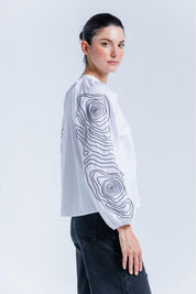 Blusa Acordonada Amplia ARKITECT