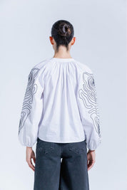 Blusa Acordonada Amplia ARKITECT
