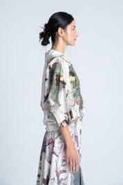 Blusa Tela Popelina Estampada ARKITECT MARIA ELENA VILLAMIL
