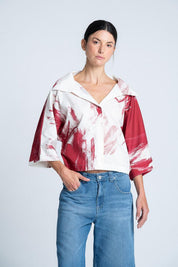 Blusa Tela Popelina Estampada ARKITECT MARIA ELENA VILLAMIL