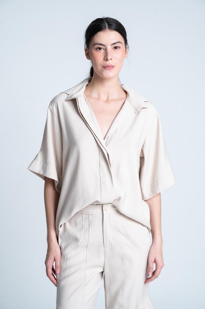 Blusa en tela Tencel ARKITECT MARIA ELENA VILLAMIL