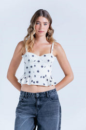 Blusa Manga Sisa Bole Ajustada PEOPLE
