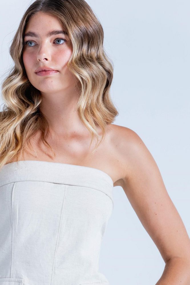 Blusa Straples Ajustada PEOPLE
