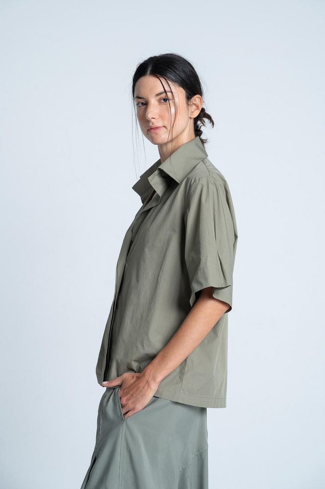 Blusa Tela Popelina Amplia ARKITECT