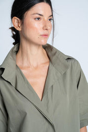 Blusa Tela Popelina Amplia ARKITECT