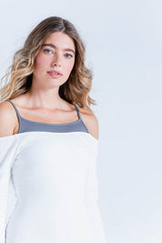 Body Manga Larga Ajustada PEOPLE
