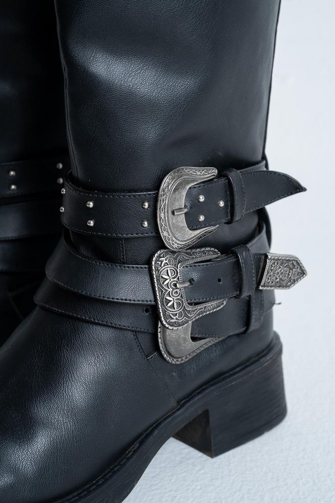 Botas Mujer Biker C/Correas DN1966  PEOPLE X TATAN Y MALEJA