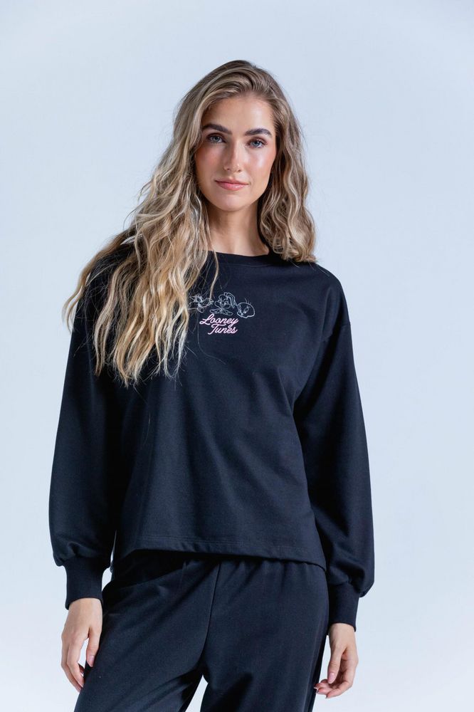 Buso Pijama Amplia Bronzini Looney Tunes