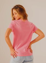 Camiseta Cuello en V  Regular fit PEOPLE