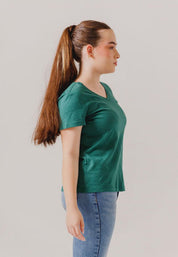 Camiseta Cuello en V  Regular fit PEOPLE