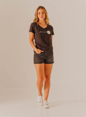 Camiseta Cuello en V  Regular fit PEOPLE