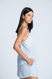 Camisa Pijama Ajustada BRONZINI