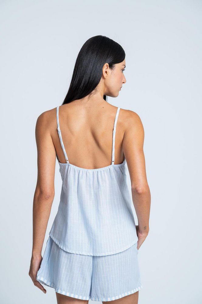 Camisa Pijama Ajustada BRONZINI