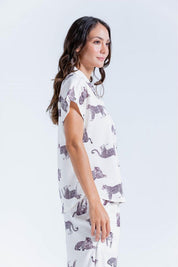 Camisa Pijama Amplia BRONZINI