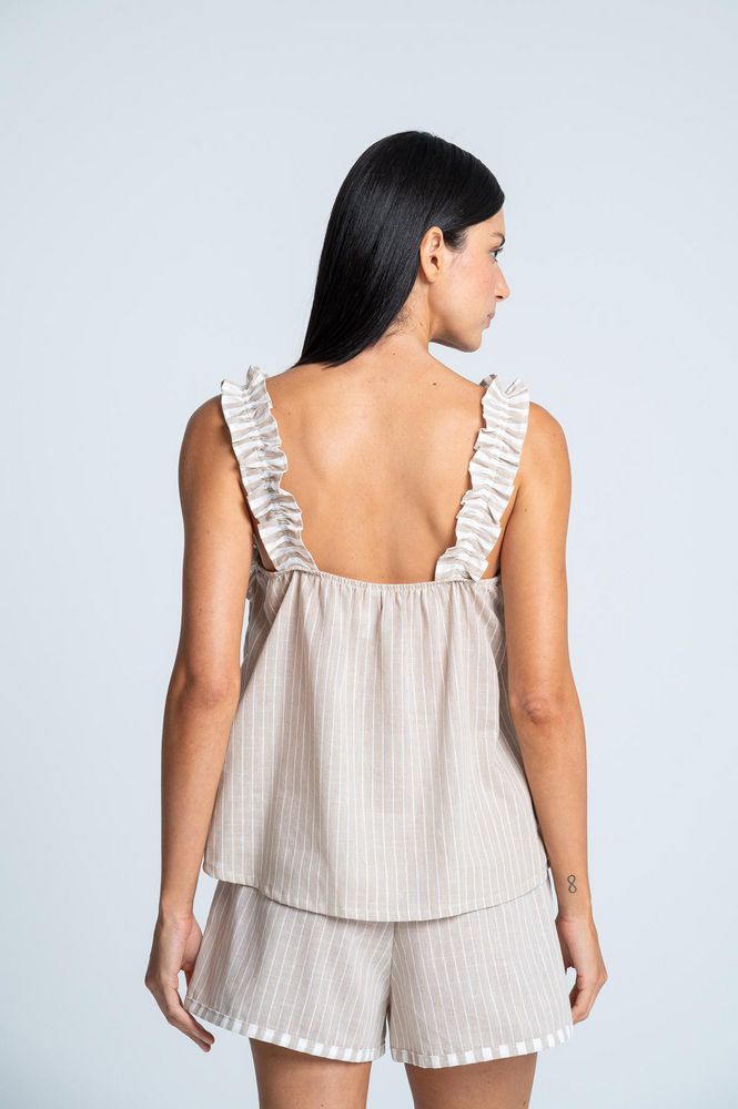 Camisa Pijama Amplia BRONZINI