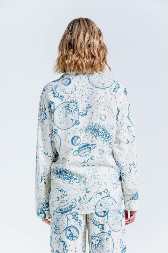 Camisa Pijama Manga Larga BRONZINI