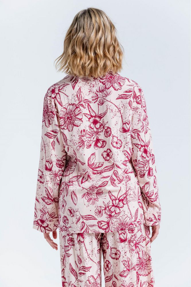 Camisa Pijama Manga Larga BRONZINI