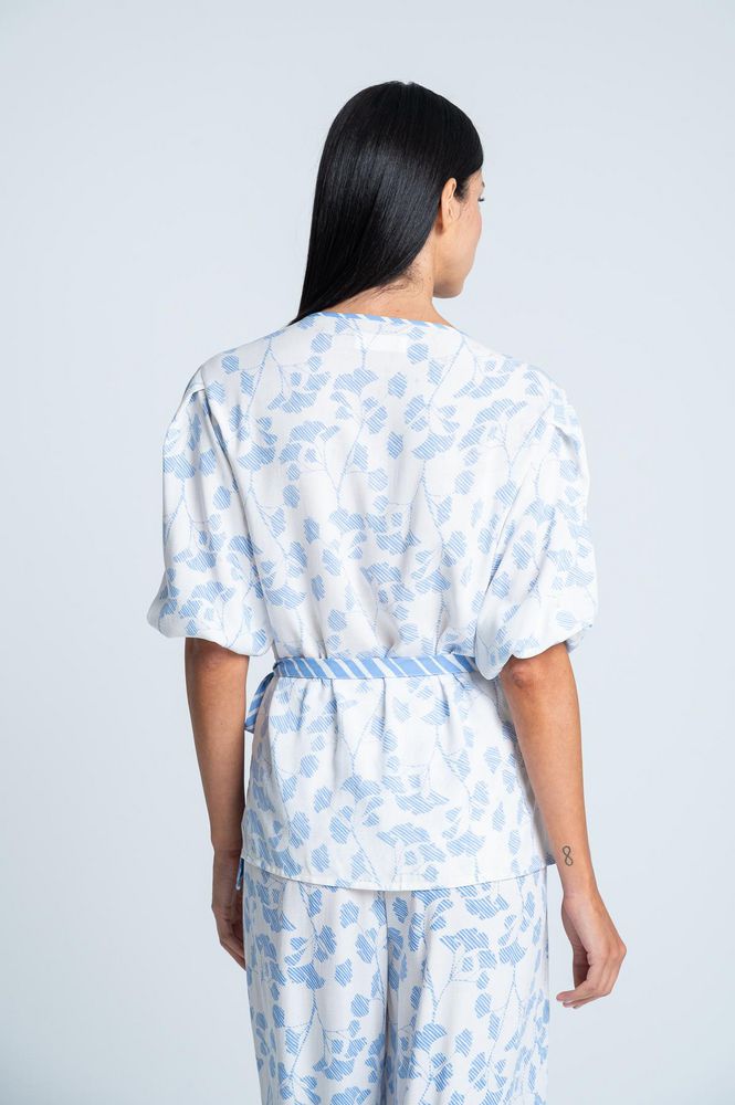 Camisa Pijama Manga Larga Amplia BRONZINI