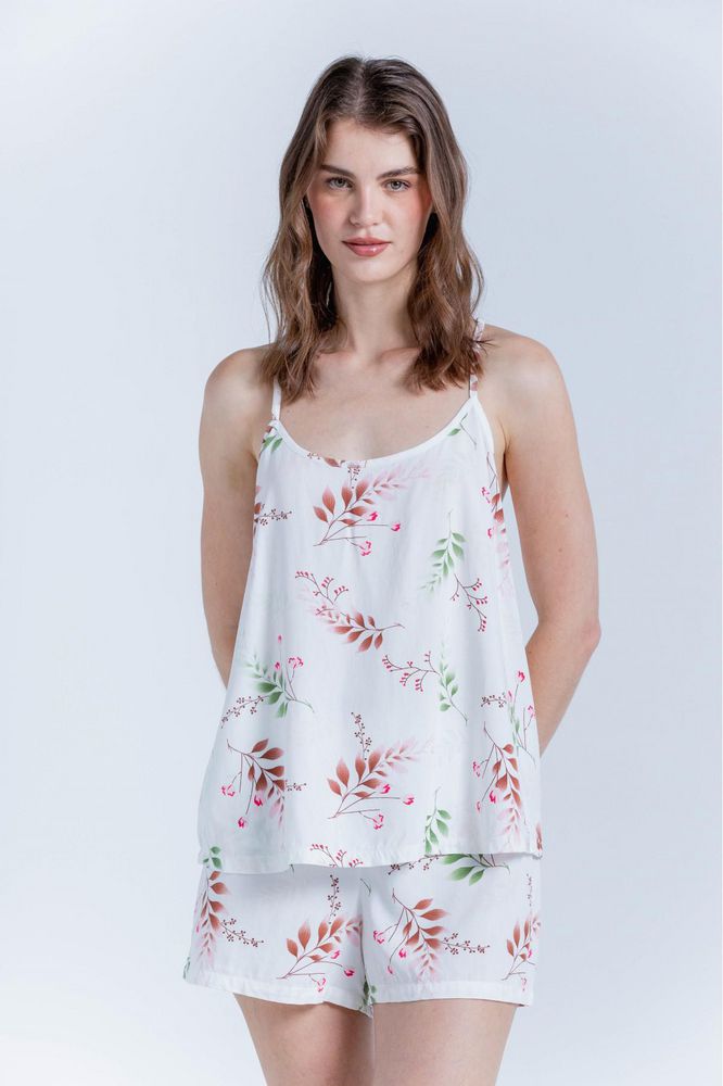 Camisa Pijama Tiras Amplia BRONZINI