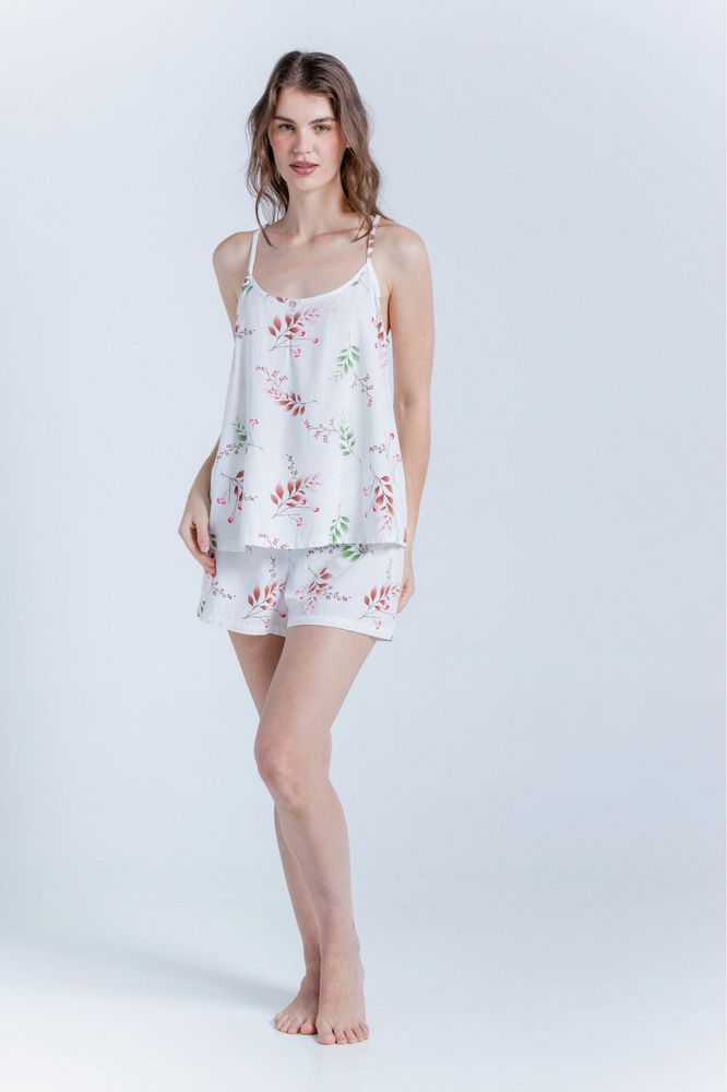 Camisa Pijama Tiras Amplia BRONZINI