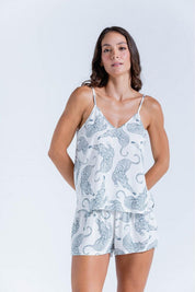 Camisa Pijama Tiras Amplia BRONZINI