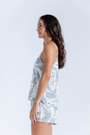Camisa Pijama Tiras Amplia BRONZINI
