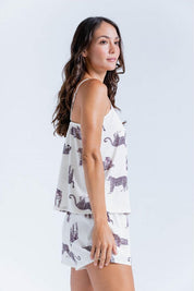 Camisa Pijama Tiras Amplia BRONZINI