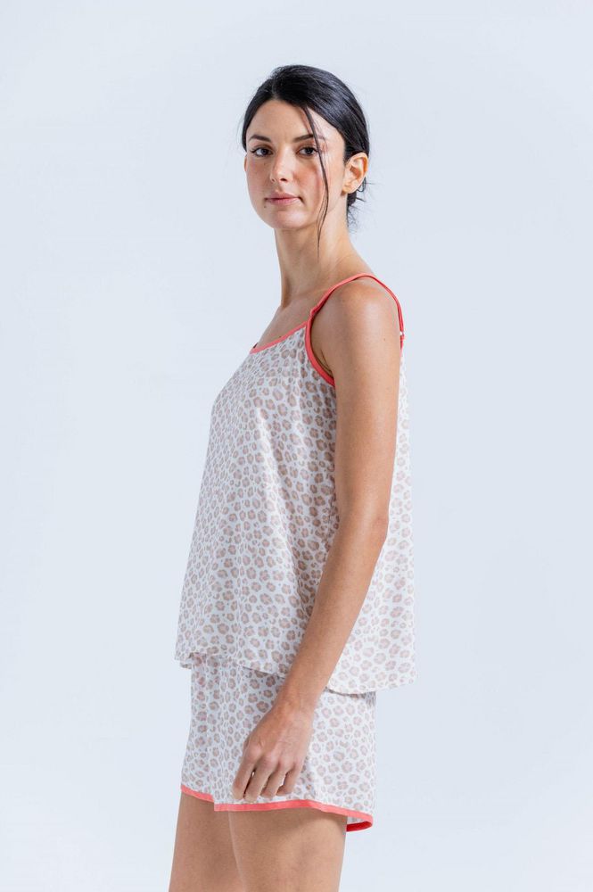 Camisa Pijama Tiras Amplia BRONZINI