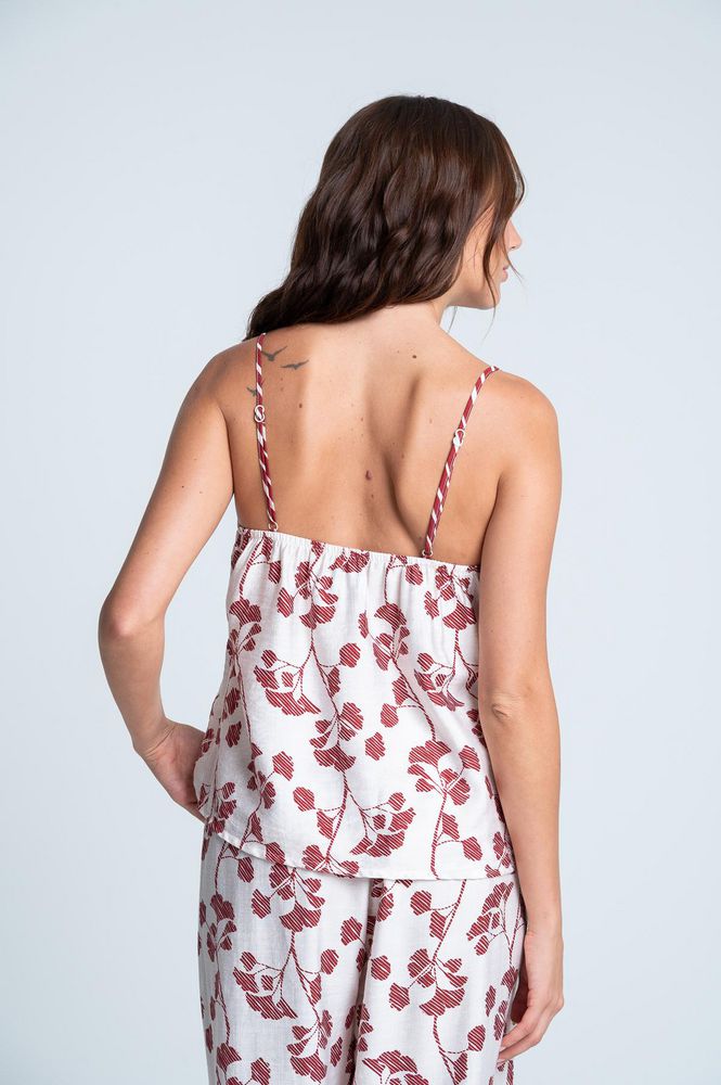 Camisa Pijama Tiras Amplia BRONZINI
