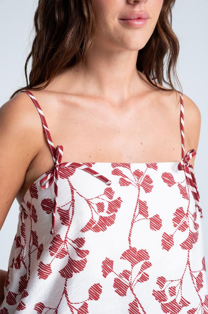 Camisa Pijama Tiras Amplia BRONZINI