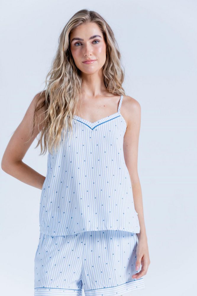 Camisa Pijama Tiras Amplia BRONZINI