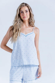 Camisa Pijama Tiras Amplia BRONZINI