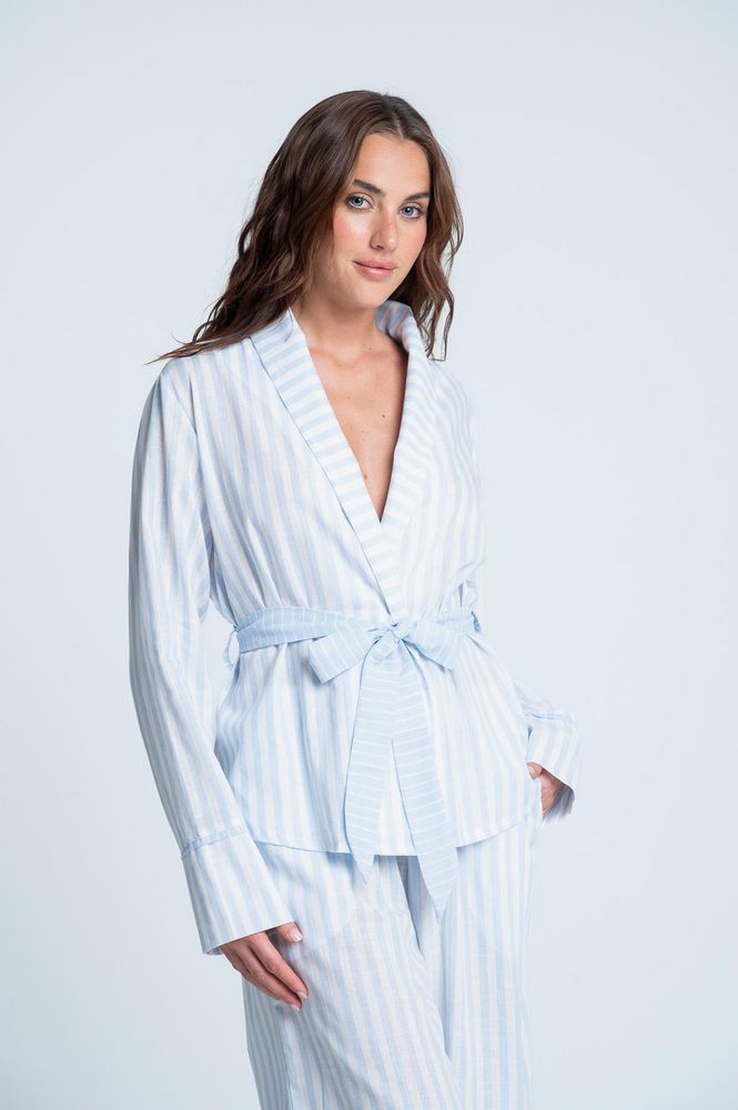 Camisa Pijama larga Amplia BRONZINI