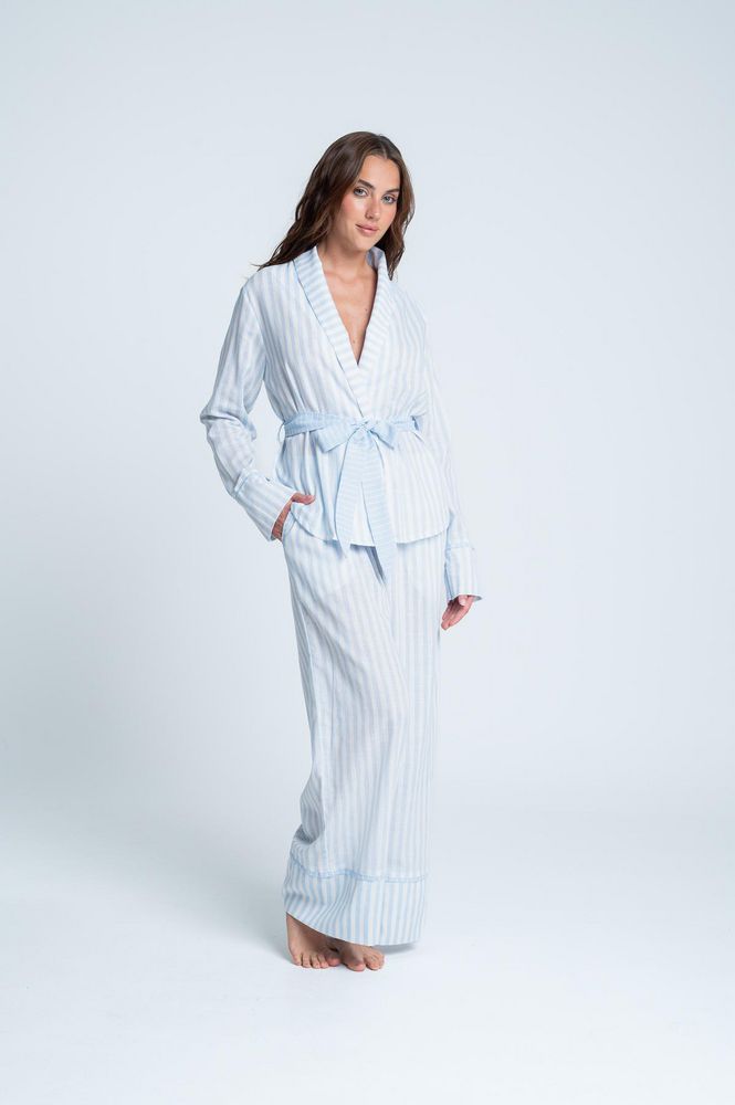 Camisa Pijama larga Amplia BRONZINI