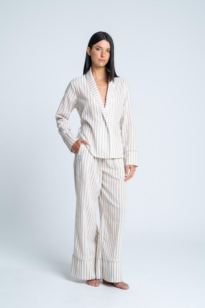 Camisa Pijama larga Amplia BRONZINI