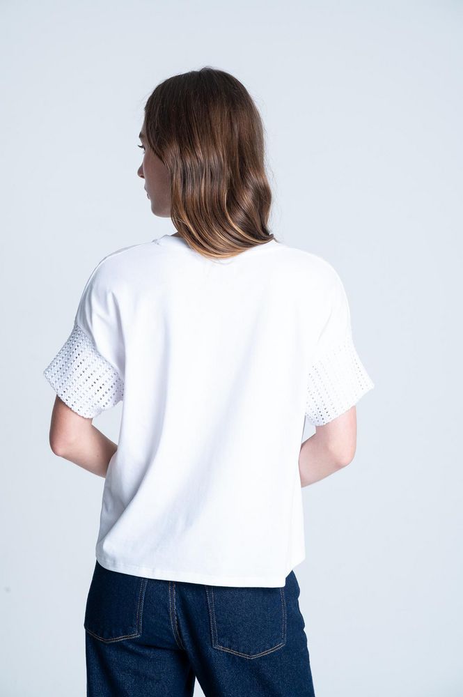 Camiseta Aplique Manga Amplia ARKITECT