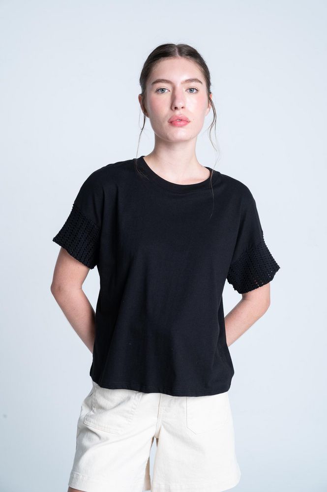 Camiseta Aplique Manga Amplia ARKITECT