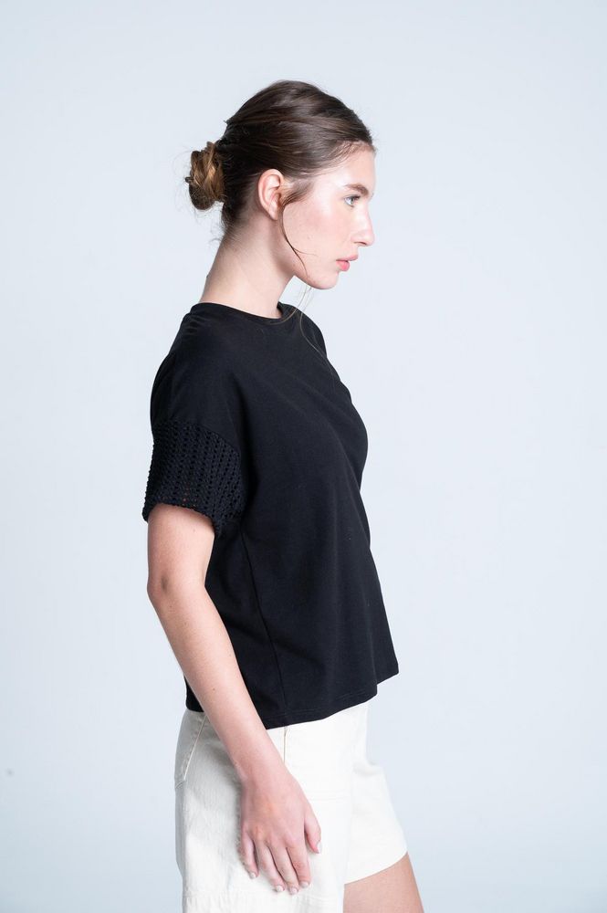 Camiseta Aplique Manga Amplia ARKITECT