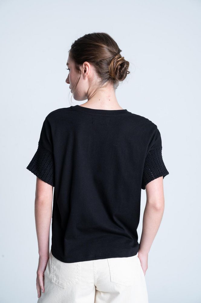 Camiseta Aplique Manga Amplia ARKITECT
