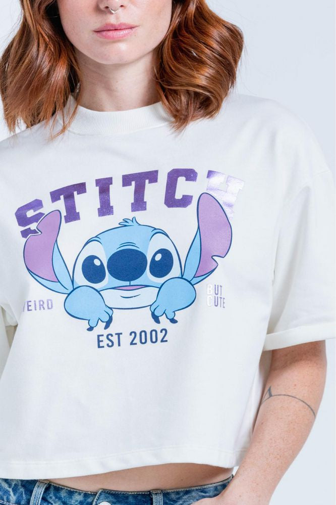 Camiseta Burda Estampada Amplia People Stitch