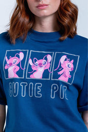 Camiseta Burda Estampada Amplia People Stitch
