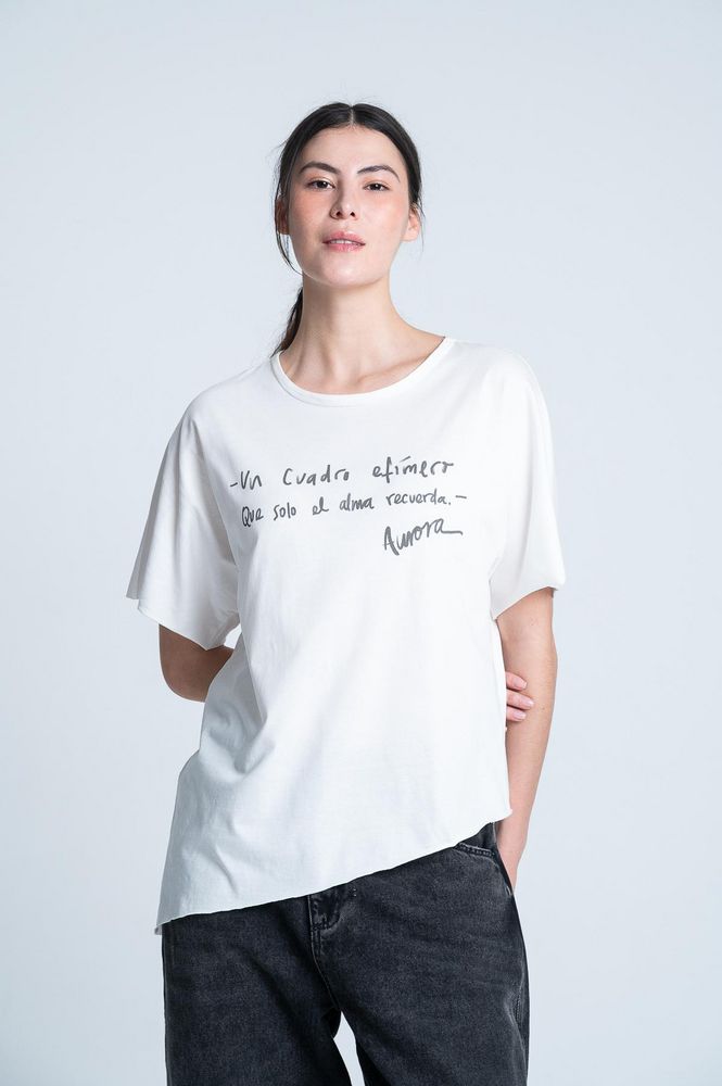 Camiseta Manga Corta Amplia ARKITECT MARIA ELENA VILLAMIL