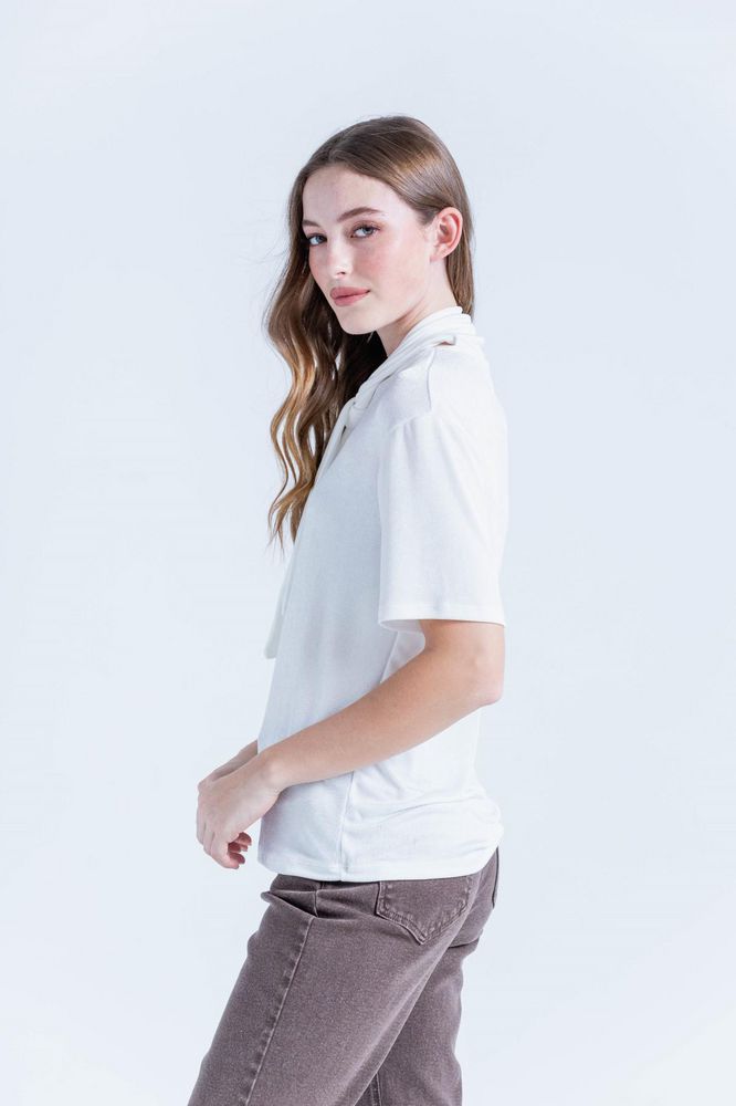 Camiseta Cuello Anudado Amplia ARKITECT