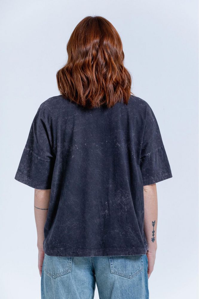 Camiseta Estampada Oversize Amplia People Stitch