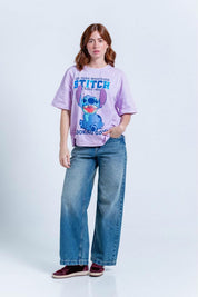 Camiseta Estampada Oversize Amplia People Stitch