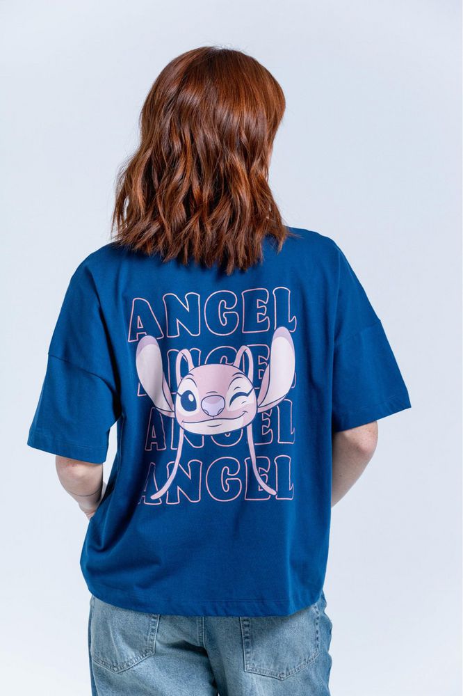Camiseta Estampada Oversize Amplia People Stitch