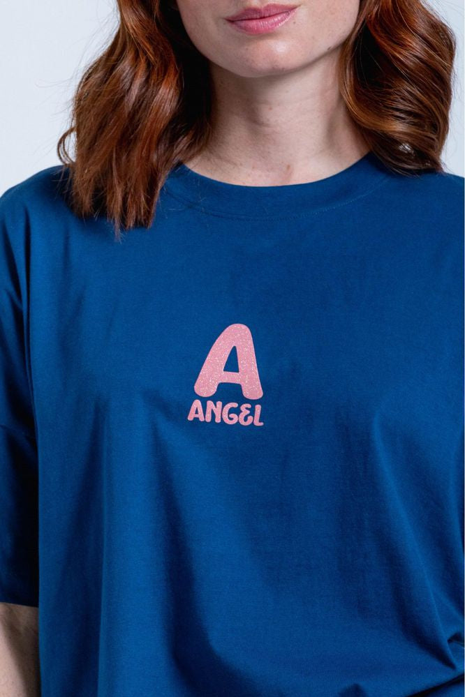 Camiseta Estampada Oversize Amplia People Stitch